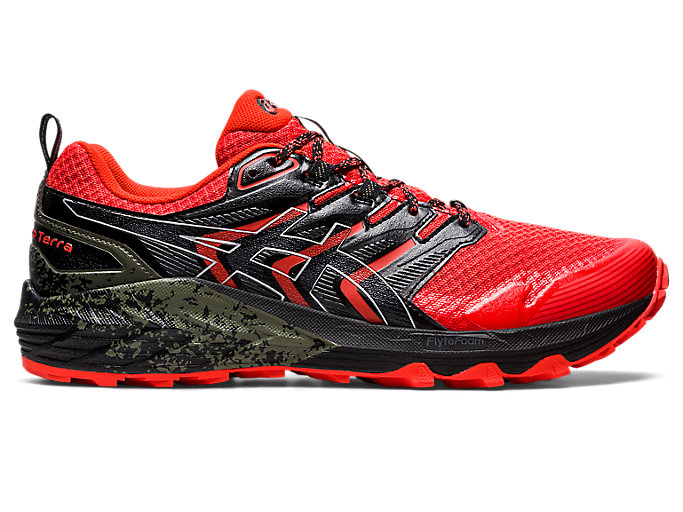 Image 1 of 7 of Homem Cherry Tomato/Pure Silver GEL-Trabuco Terra Men's Trail Running Shoes & Trainers