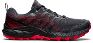 Men's TRABUCO MAX, Black/Electric Red, Trail Running Shoes