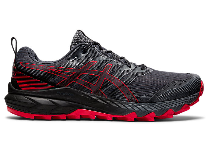 Image 1 of 7 of Men's Carrier Grey/Electric Red GEL-Trabuco 9 Men's Trail Running Shoes & Trainers