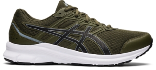 Men s JOLT 3 Olive Canvas Black Running Shoes ASICS