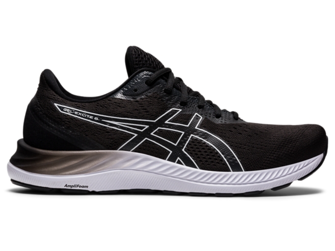 Men's GEL-EXCITE 8 | Black/White | Running Shoes | ASICS