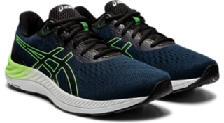 Men\'s GEL-EXCITE 8 | French Blue/Bright Lime | Running Shoes | ASICS