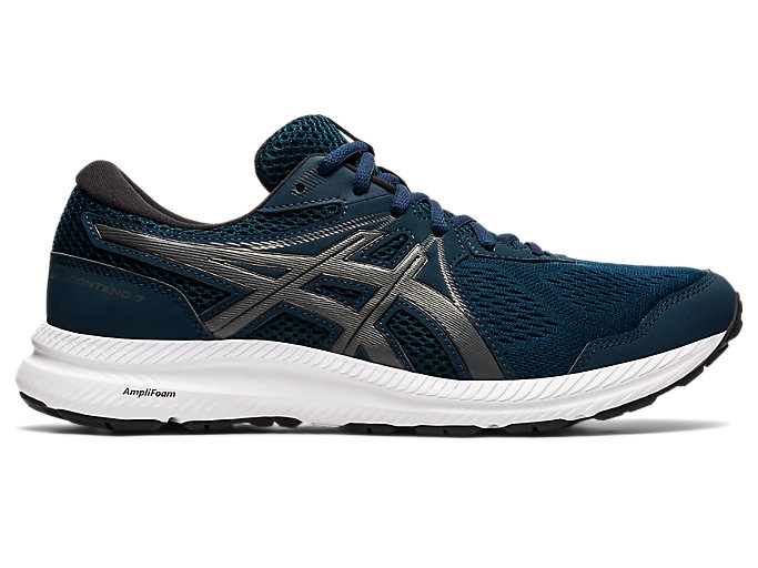 Image 1 of 7 of Men's French Blue/Gunmetal GEL-CONTEND™ 7 Men's Running Shoes & Trainers
