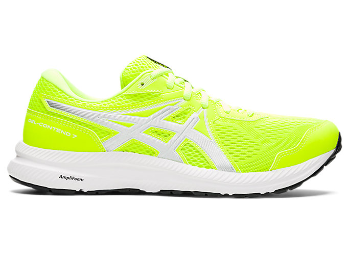 Image 1 of 7 of Men's Safety Yellow/Pure Silver GEL-CONTEND™ 7 Men's Running Shoes & Trainers
