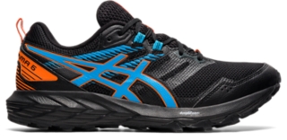 GEL SONOMA 6 Men Black Digital Aqua Men s Trail Running Shoes ASICS United States