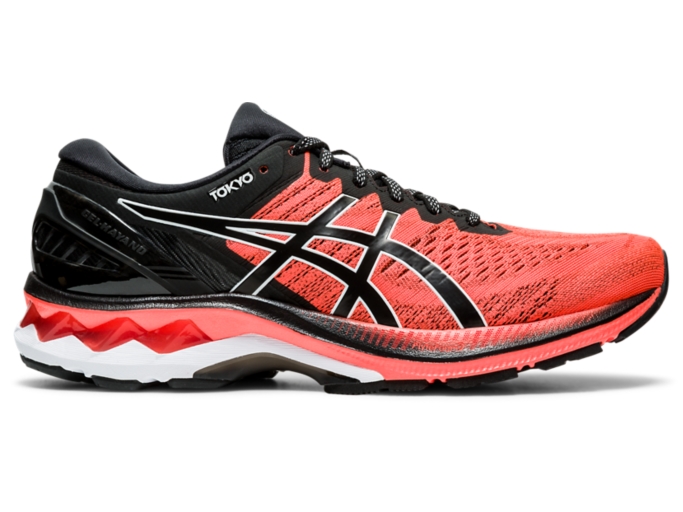 Men's GEL-KAYANO 27 TOKYO | Sunrise Red/Black | Running Shoes | ASICS