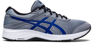 Men's GEL-CONTEND 6 | Sheet Rock/Asics Blue | Running Shoes | ASICS