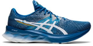 Men's NOVABLAST | Reborn Blue/White | Running Shoes | ASICS