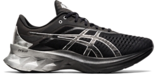 Men's NOVABLAST PLATINUM, Black/Pure Silver, Running Shoes