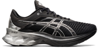 Black and silver outlet asics