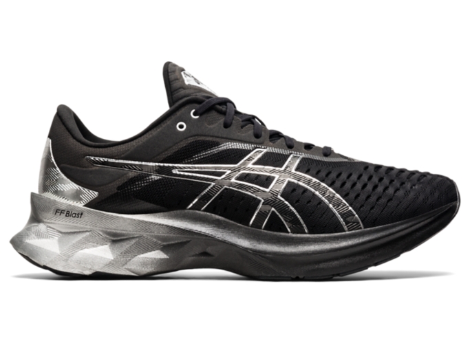 Men's NOVABLAST PLATINUM | Black/Pure Silver | Running Shoes | ASICS