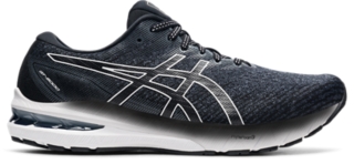 Men s GT 2000 10 4E EXTRA WIDE Black White Running ASICS