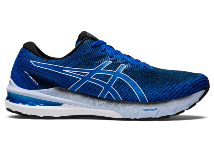 GT 2000 10 Men Electric Blue White Men s Running Shoes ASICS Outlet UK