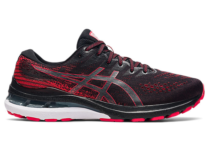 Image 1 of 7 of GEL-KAYANO 28 (2E WIDE) color Black/Electric Red