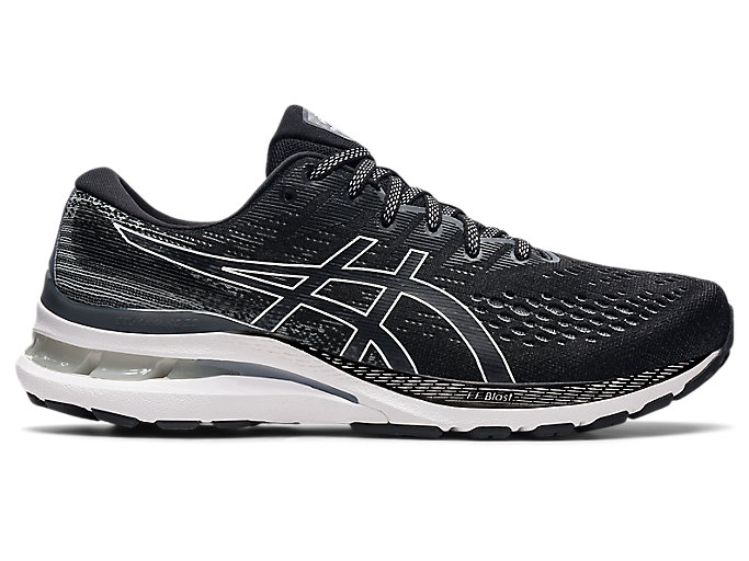 Image 1 of 7 of Men's Black/White GEL-KAYANO™ 28 Chaussures Running Pour Hommes