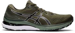 GEL KAYANO 28 Men Olive Canvas Black Men s Running Shoes ASICS Outlet PT