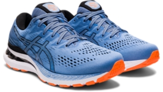 asics gel kayano blue orange