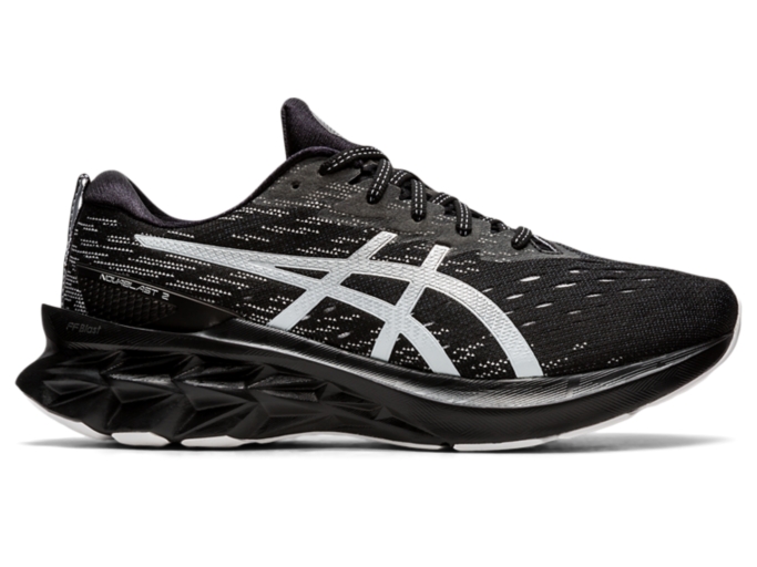 Men's NOVABLAST 2 | Black/Pure Silver | Running Shoes | ASICS