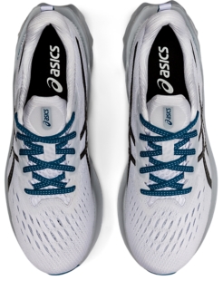 ASICS Novablast 2 White Black Blue Men's - 1011B192-100 - US