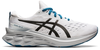 Asics mens store running shoes white