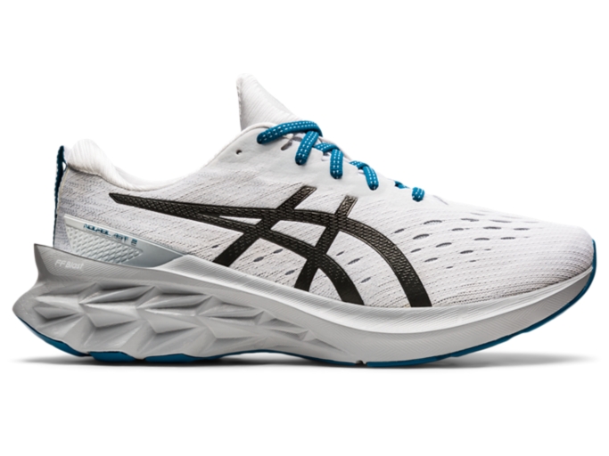 Men's NOVABLAST 2 | White/Black | Running Shoes | ASICS