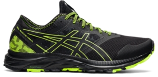 Men's GEL-EXCITE TRAIL | Black/Hazard Green | Running ASICS