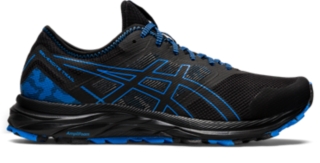 Asics black heritage blue best sale