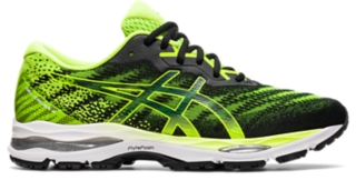 Men's GEL-ZIRUSS 4 | Black/Hazard Green Running ASICS