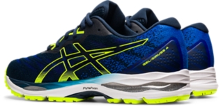 Men s GEL ZIRUSS 4 French Blue Safety Yellow Running ASICS