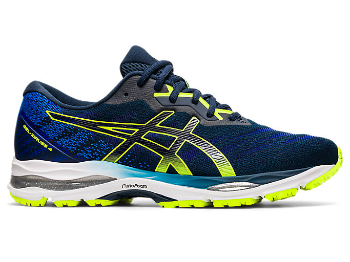 Image 1 of 7 of Mężczyzna French Blue/Safety Yellow GEL-ZIRUSS 4 Men's Running Shoes & Trainers