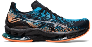 GEL KINSEI BLAST Men BLACK ISLAND BLUE Men s Running Shoes ASICS Malaysia