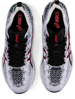 Men's BLAST White/Black Running Shoes ASICS