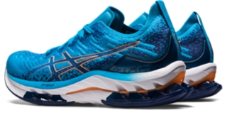 Men's GEL-KINSEI BLAST | Island Blue/Sun Peach Running Shoes | ASICS