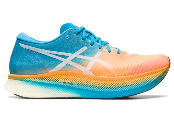 Men's METASPEED SKY | Orange Pop/Island Blue | Running Shoes | ASICS