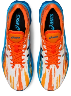 ASICS Novablast Digital Aqua Marigold Orange Men's - 1011B239-400 - US