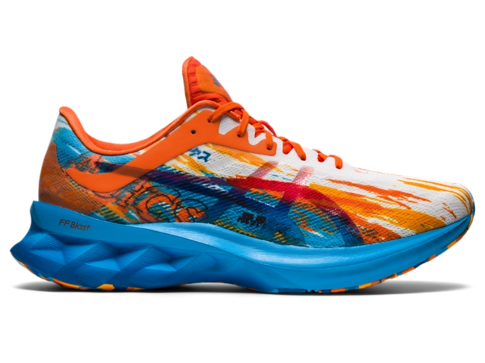 asics novablast orange pop