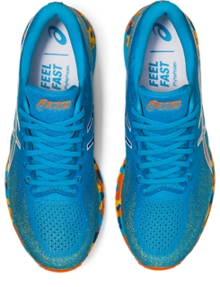 Men S Gel Ds Trainer 26 Digital Aqua Marigold Orange Running Shoes Asics