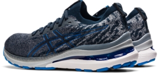 Men's GEL-KAYANO 28 | Grey/Electric Blue Running Shoes | ASICS