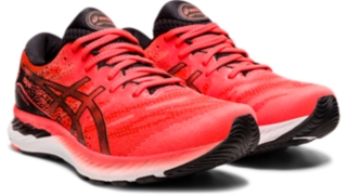 asics red and black
