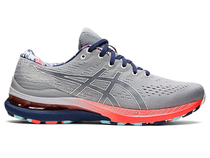 Image 1 of 7 of GEL-KAYANO 28 color Piedmont Grey/Thunder Blue