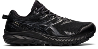 Mens black 2025 asics trainers