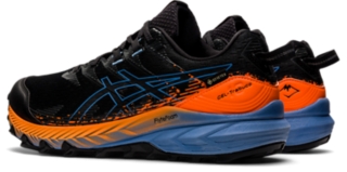 Men's GEL-TRABUCO 10, Black/Shocking Orange, Trail Running Shoes