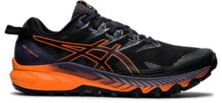 Men's GEL-TRABUCO 10, Black/Shocking Orange, Trail Running Shoes