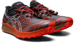 Men's FujiSpeed, Black/Cherry Tomato, Trail Running Shoes