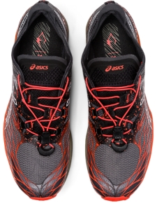 Men's FujiSpeed, Black/Cherry Tomato, Trail Running Shoes