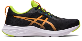 Men s VERSABLAST 2 Black Orange Pop Running Shoes ASICS