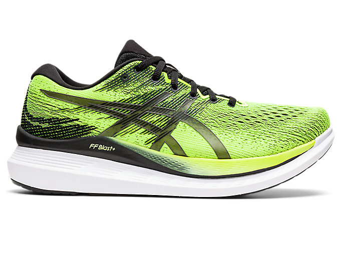 Image 1 of 7 of Homme Hazard Green/Black GLIDERIDE 3 Chaussures Running Pour Hommes
