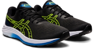 Asics men's gt-1000 7 shoe - black/hazard green hotsell