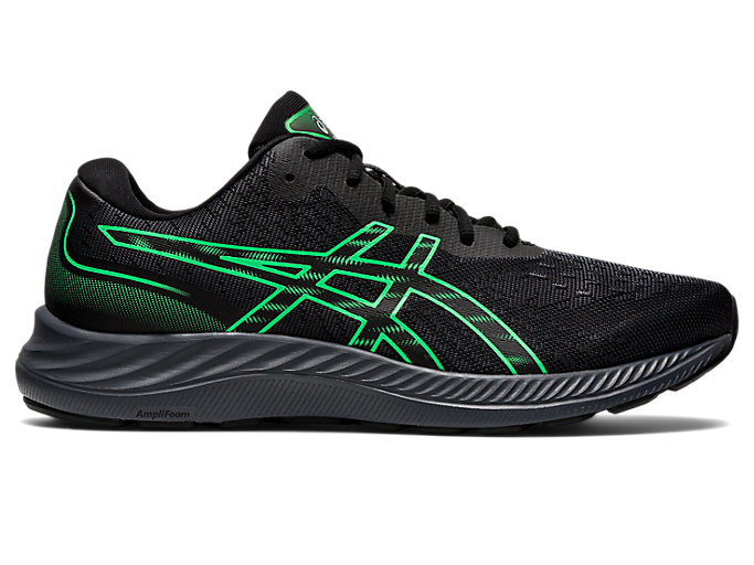 Image 1 of 7 of Men's Black/New Leaf GEL-EXCITE 9 Chaussures Running Pour Hommes