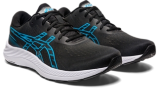 Men's GEL-EXCITE 9, Black/Island Blue, Running Shoes